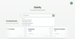 Dishify App Screenshot 1